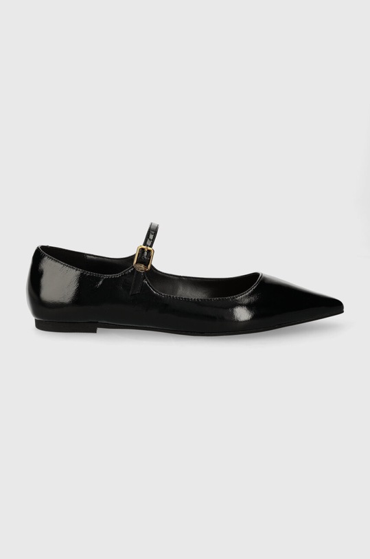 Kurt Geiger London baleriny skórzane Regent Flat Mary Jane czarny 1277400309.BLACK