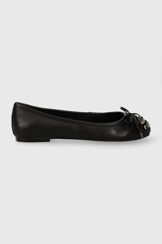 Kurt Geiger London balerini de piele Eye Emb Ballerina negru 1289000109.BLACK
