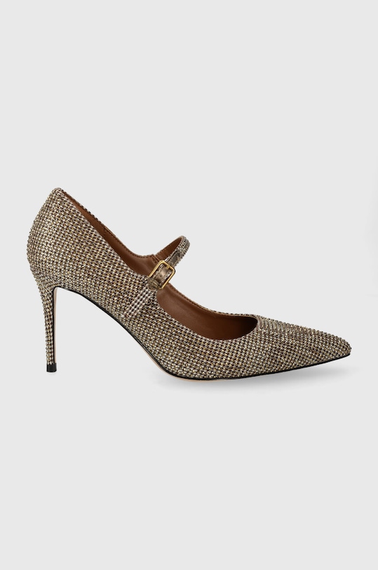 Kurt Geiger London pantofi cu toc Regent Point Mary Jane subțire bej 1291940609.BEIGE