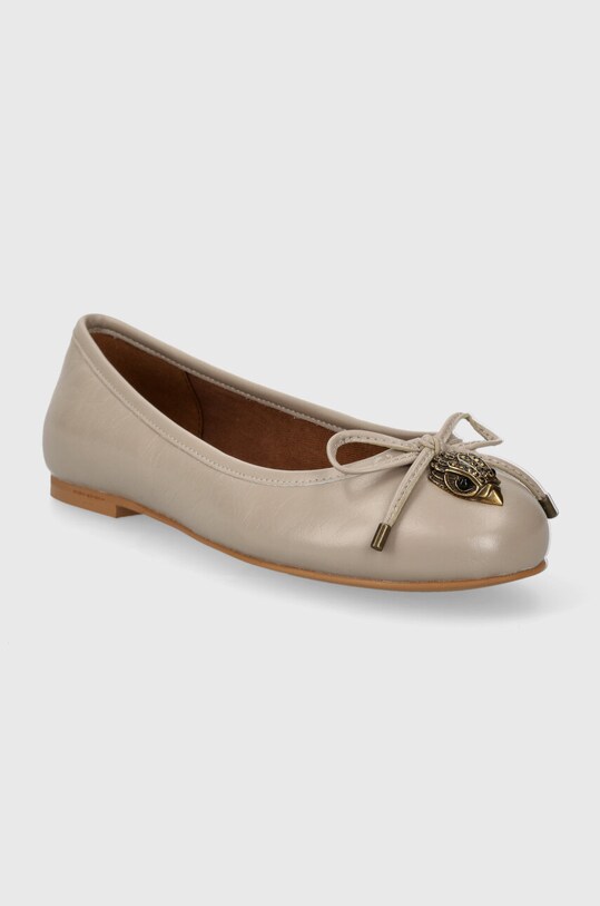 Kurt Geiger London balerini de piele Eagle Ballerina 9790643309.BEIGECOMB bej SS24