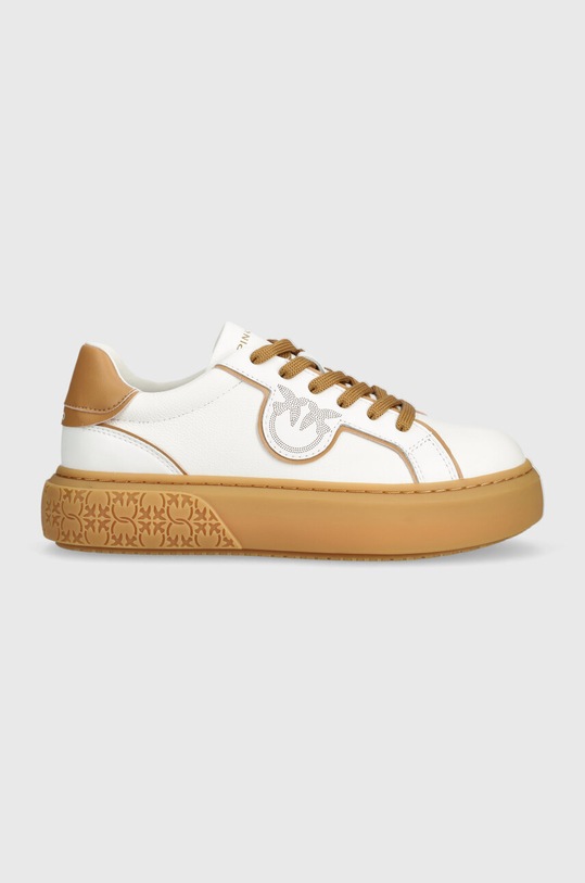 Pinko sneakersy Yoko imitacja skóry licowej biały SS0003.P016.I5L