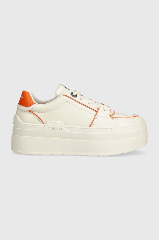 Pinko sneakersy Greta imitacja skóry licowej beżowy SS0007.P001.YH7