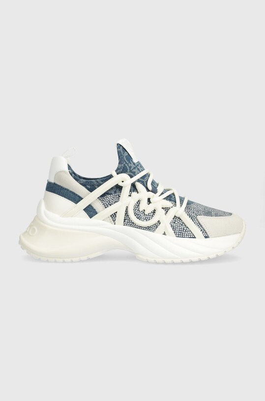 Pinko sneakersy Ariel tekstylny niebieski SS0023.T013.H9Q
