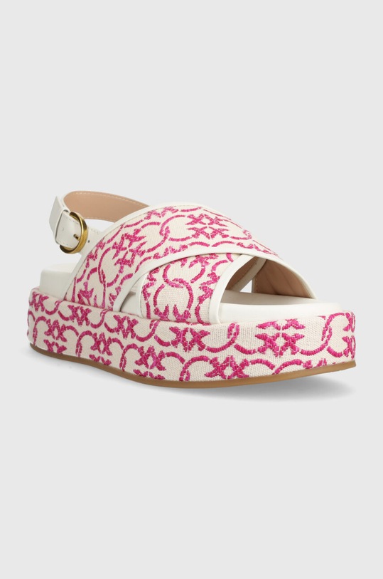 Pinko sandały Flores SD0061.T006.N17 różowy SS24