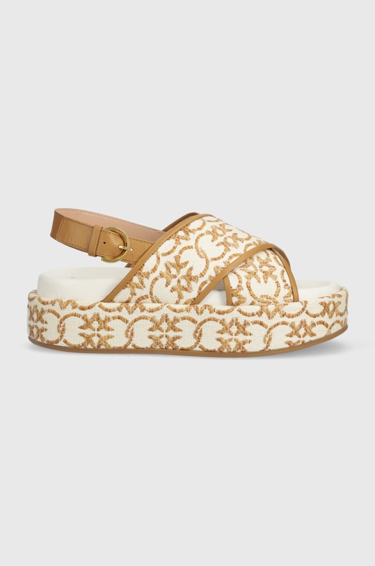 Pinko sandały Flores 5-8 cm beżowy SD0061.T006.N63