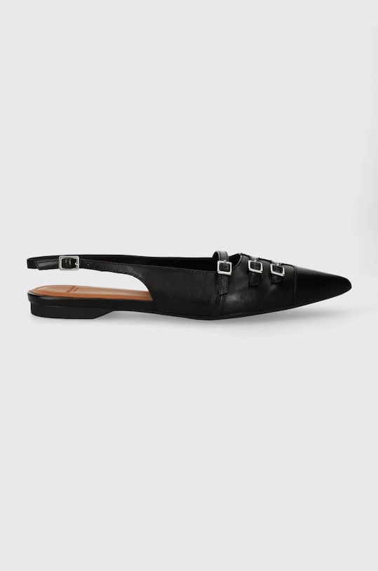 Kožené baleríny Vagabond Shoemakers HERMINE otevřená pata černá 5533.101.20