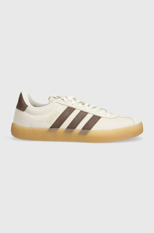 adidas sneakers in pelle COURT pelle rivestita beige ID9063