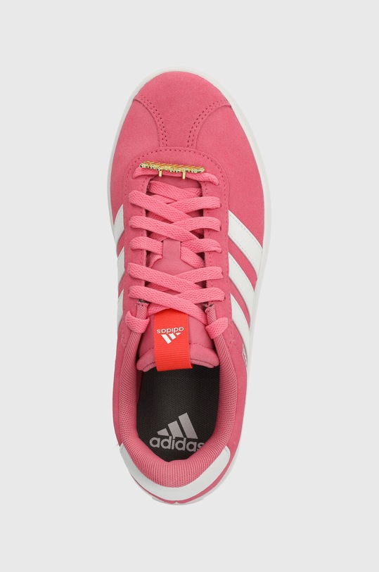 adidas sneakers din piele intoarsă COURT roz ID9075