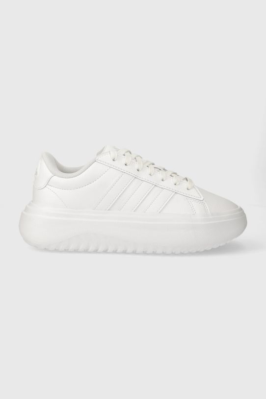 adidas sneakersy Grand Court Platform imitacja skóry licowej biały IE1089