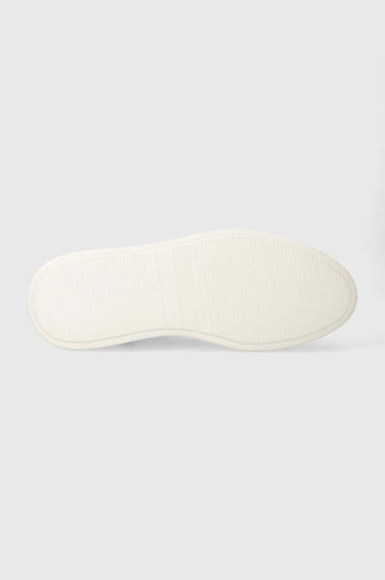 Kožené tenisky Tommy Hilfiger POINTY COURT SNEAKER FW0FW07460 béžová