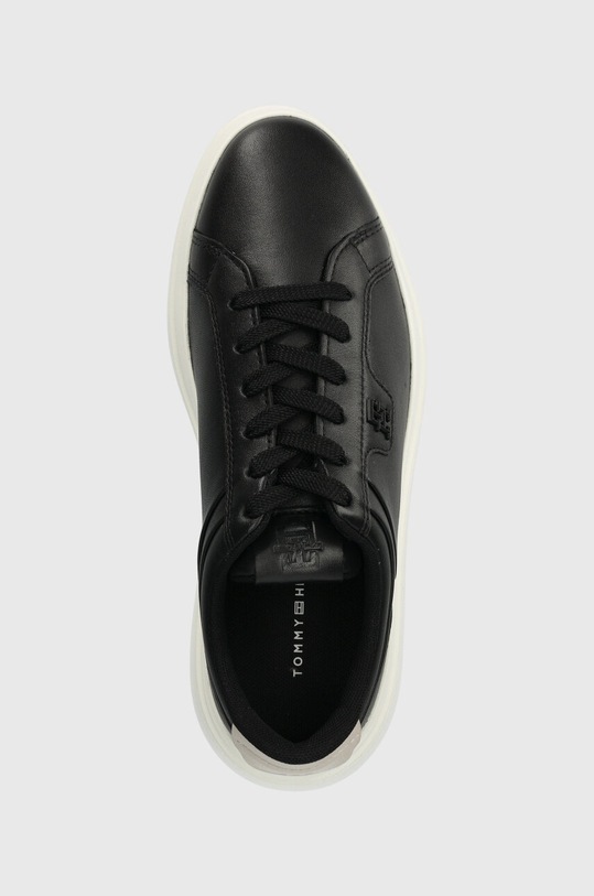 Tommy Hilfiger sneakersy skórzane POINTY COURT SNEAKER czarny FW0FW07460