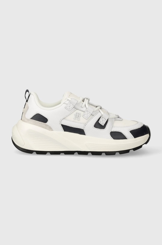 Кроссовки Tommy Hilfiger TH PREMIUM RUNNER MIX замш белый FW0FW07651