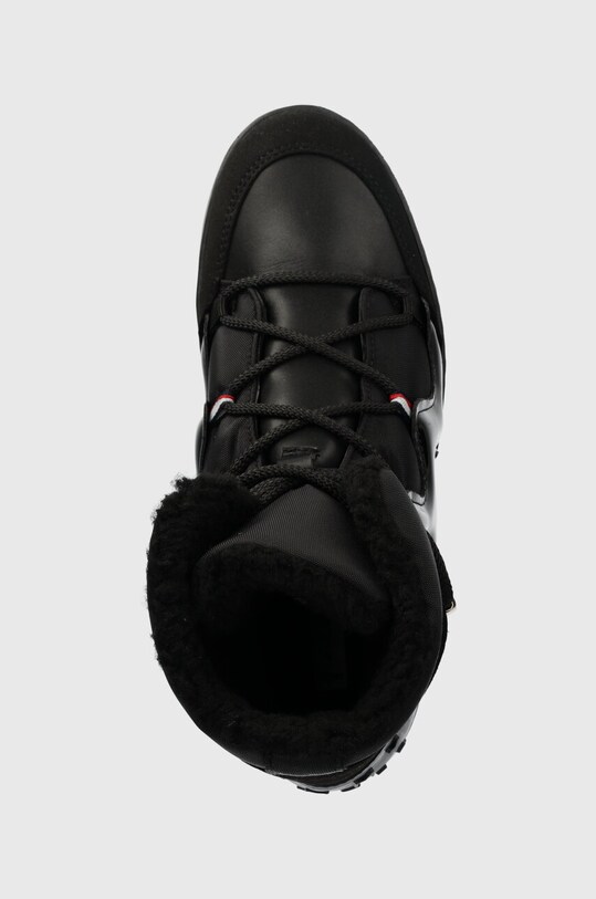 Μπότες χιονιού Tommy Hilfiger PATENT SNOWBOOT μαύρο FW0FW07852