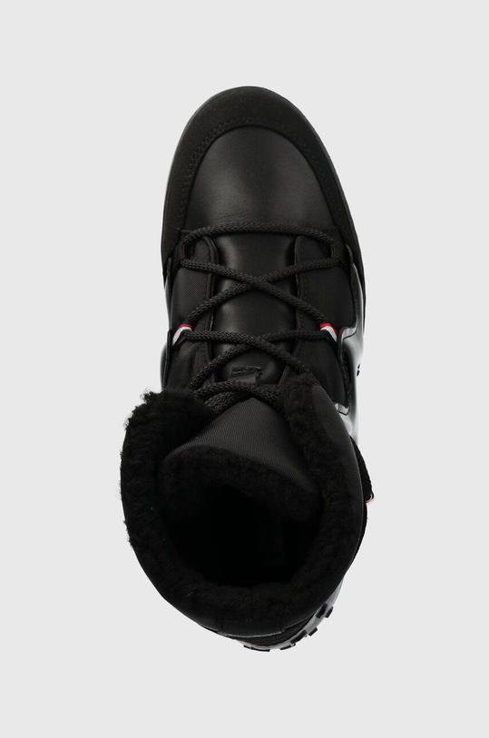 Tommy Hilfiger hócipő PATENT SNOWBOOT fekete FW0FW07852