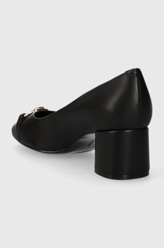 Obuwie Tommy Hilfiger czółenka skórzane TH HARDWARE MID BLOCKY PUMP FW0FW07764 czarny