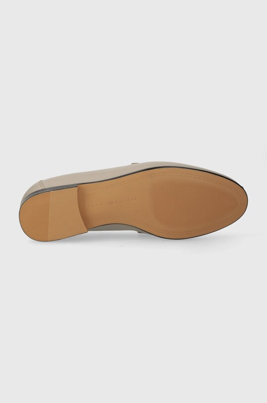 Kožené mokasíny Tommy Hilfiger ESSENTIAL LEATHER LOAFER FW0FW07769 béžová