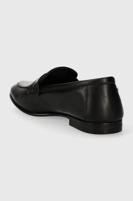 Obuwie Tommy Hilfiger mokasyny skórzane ESSENTIAL LEATHER LOAFER FW0FW07769 czarny