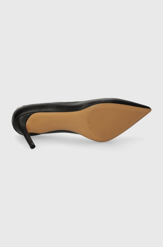 Tommy Hilfiger szpilki skórzane ESSENTIAL POINTED PUMP FW0FW07861 czarny