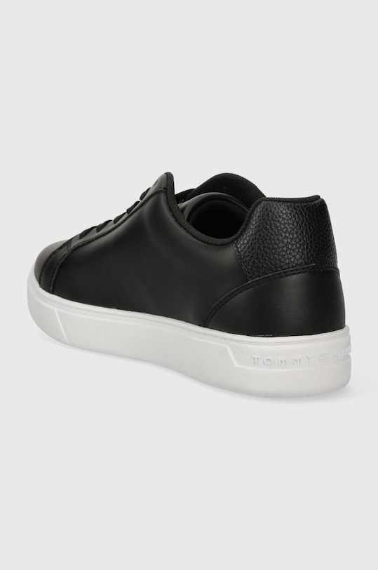 Scarpe Tommy Hilfiger sneakers in pelle ESSENTIAL COURT SNEAKER FW0FW07686 nero