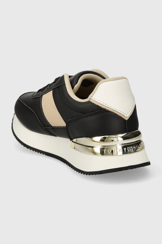 Cipők Tommy Hilfiger bőr sportcipő TH ELEVATED FEMININE RUNNER HW FW0FW07830 fekete