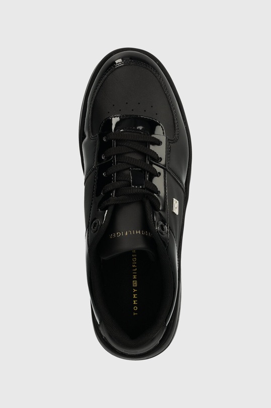 Tommy Hilfiger sportcipő WOMENS BASKET PATENT fekete FW0FW07866