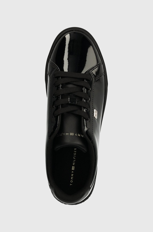 Αθλητικά Tommy Hilfiger ESSENTIAL COURT SNEAKER PATENT μαύρο FW0FW07868