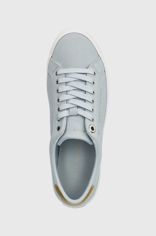 Tommy Hilfiger tenisówki ESSENTIAL VULC CANVAS SNEAKER niebieski FW0FW07682