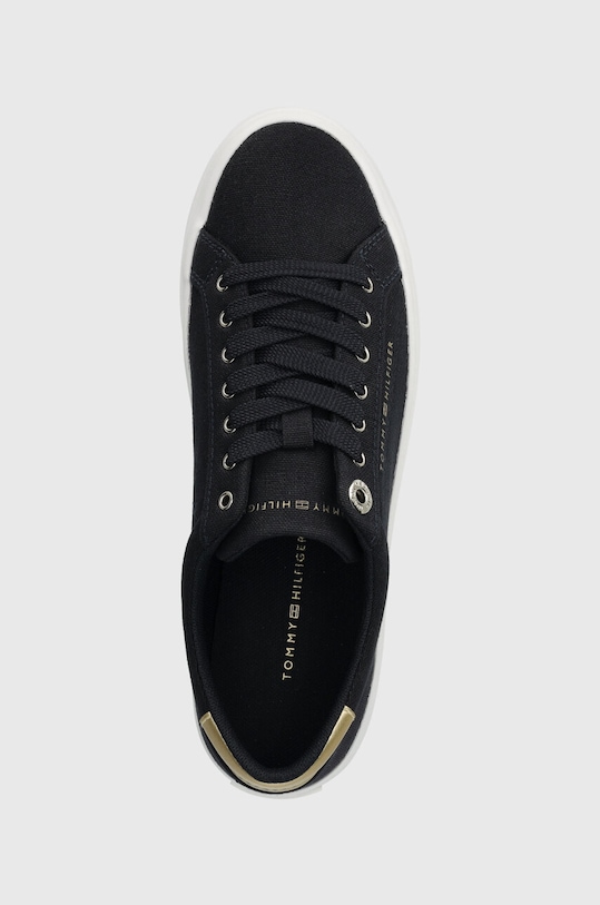 Tommy Hilfiger tenisówki ESSENTIAL VULC CANVAS SNEAKER granatowy FW0FW07682