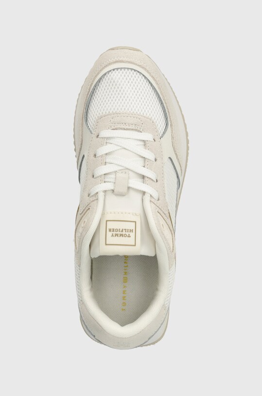 Tenisky Tommy Hilfiger ESSENTIAL ELEVATED RUNNER béžová FW0FW07700