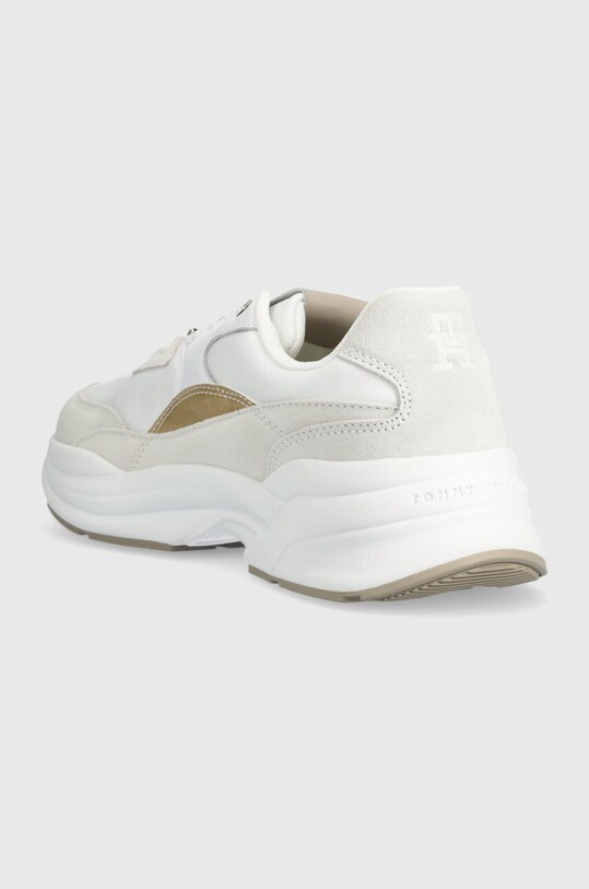 Obuv Tenisky Tommy Hilfiger CHUNKY FEMININE RUNNER HARDWARE FW0FW07703 biela