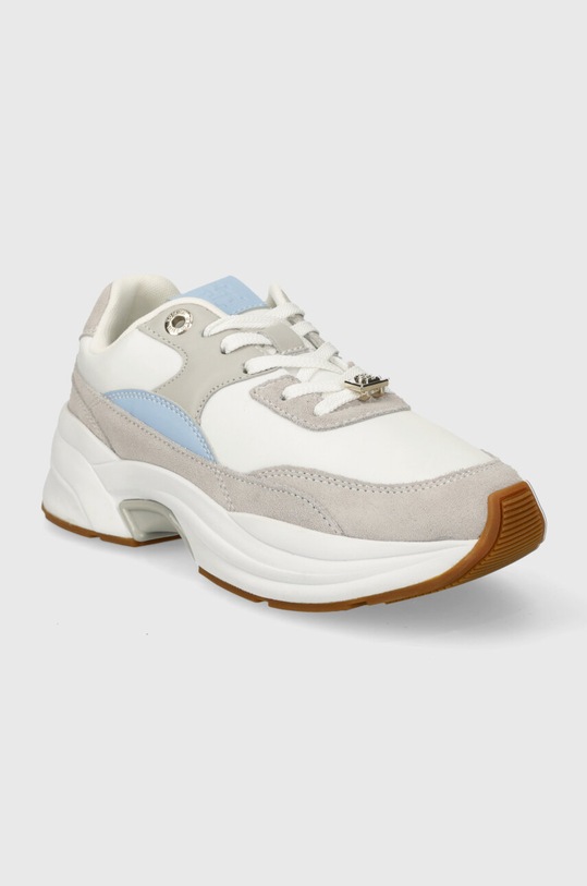 Tenisky Tommy Hilfiger CHUNKY FEMININE RUNNER HARDWARE FW0FW07703 šedá SS24