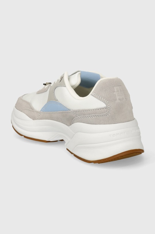 Boty Tenisky Tommy Hilfiger CHUNKY FEMININE RUNNER HARDWARE FW0FW07703 šedá