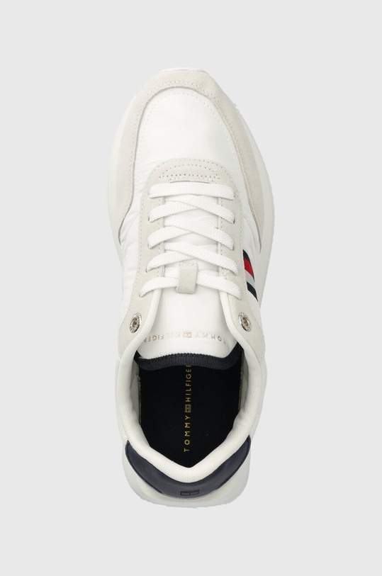 Αθλητικά Tommy Hilfiger ESSENTIAL RUNNER GLOBAL STRIPES λευκό FW0FW07831