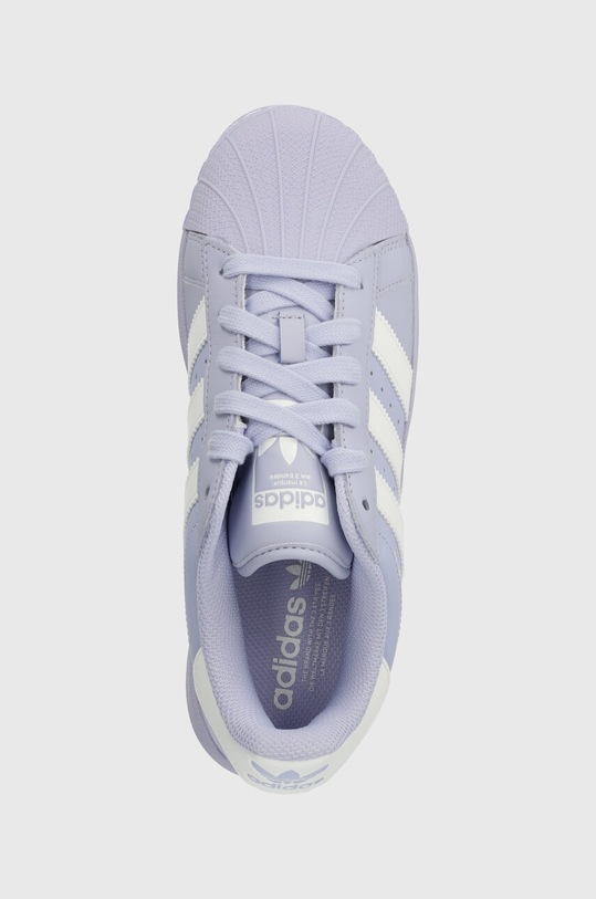 Kožené tenisky adidas Originals Superstar XLG fialová ID5735