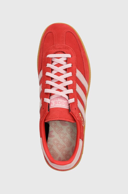 adidas Originals sneakers din piele întoarsă Handball Spezial rosu IE5894