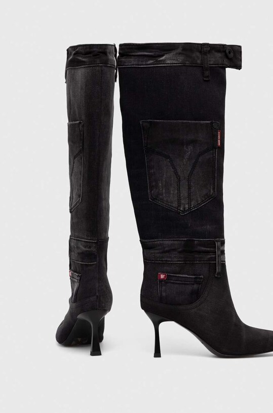 Încălțăminte Miss Sixty cizme 6T4QJ8580000 negru