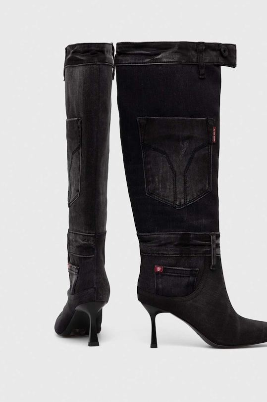 Încălțăminte Miss Sixty cizme 6T4QJ8580000 negru