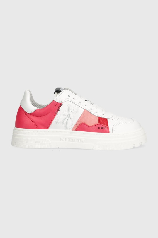 Patrizia Pepe sneakersy skórzane płaska różowy 2Z0008.L011.FE45