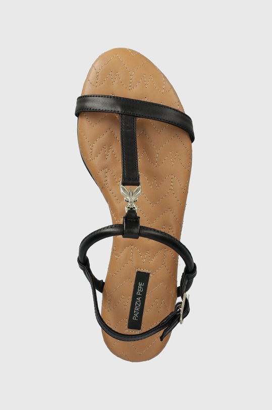 Δερμάτινα σανδάλια Patrizia Pepe μαύρο 8X0025.L048.FBE4