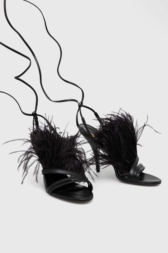 Кожаные сандалии Patrizia Pepe 8X0034.L048.K103 чёрный SS24