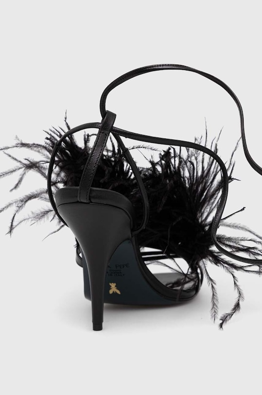 Obuv Kožené sandále Patrizia Pepe 8X0034.L048.K103 čierna