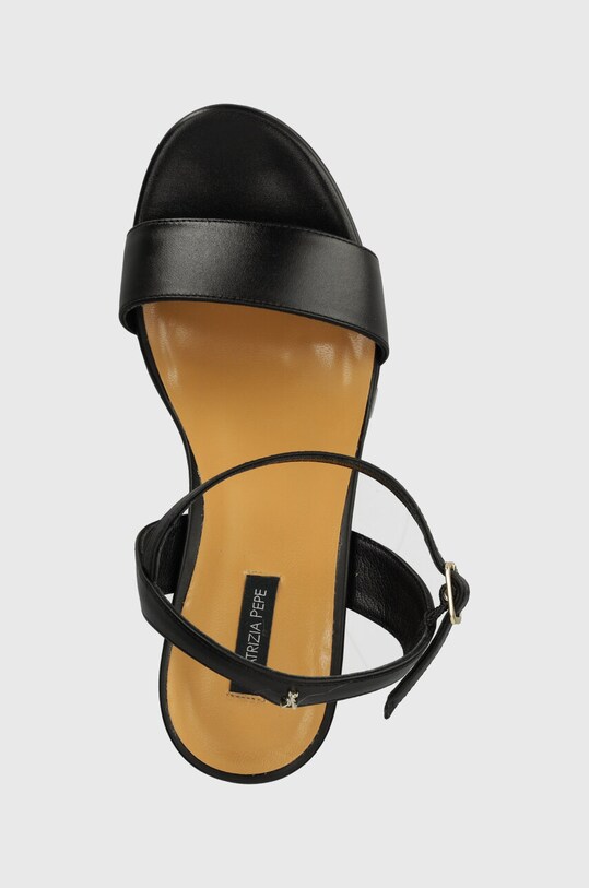 Шкіряні сандалі Patrizia Pepe чорний 8X0065.L048.K103