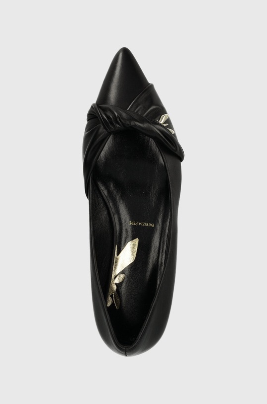 Шкіряні балетки Patrizia Pepe чорний 8Z0015.L048.K103