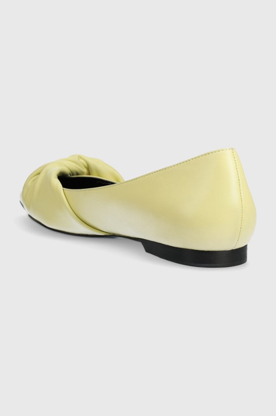 Încălțăminte Patrizia Pepe balerini de piele 8Z0015.L048.Y430 galben