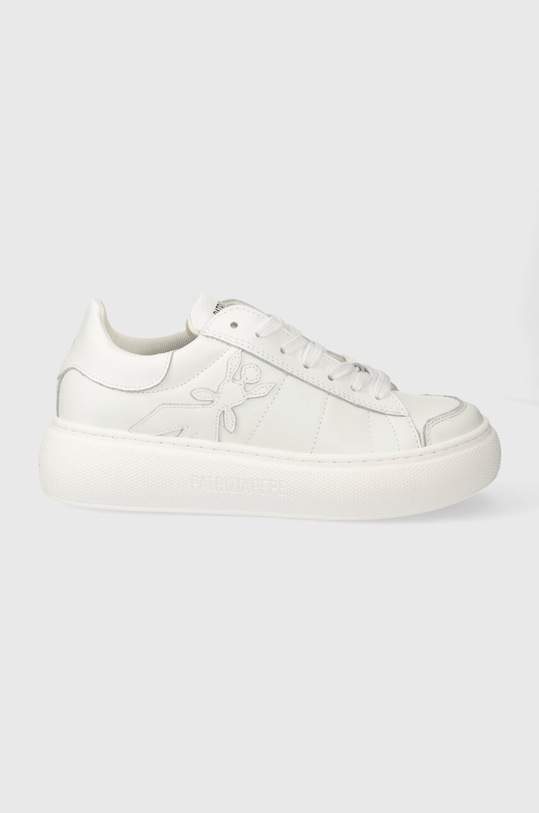 Patrizia Pepe sneakersy imitacja skóry licowej biały 8Z0080.E028.W233
