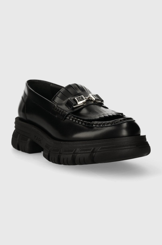Karl Lagerfeld mocasini de piele PRECINCT KL43828.000 negru SS24