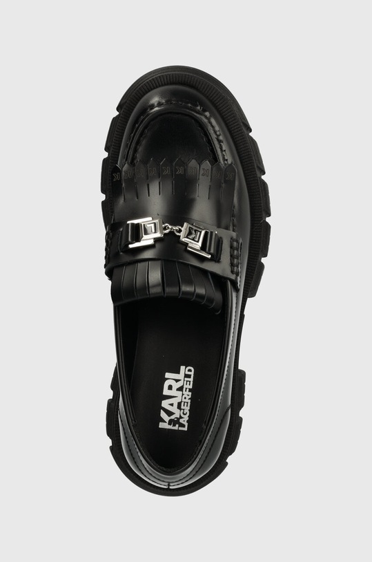 Karl Lagerfeld mocasini de piele PRECINCT negru KL43828.000