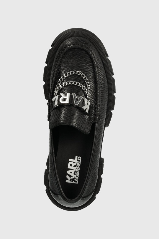 Karl Lagerfeld mokasyny skórzane PRECINCT czarny KL43824.100
