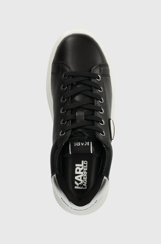 Шкіряні кросівки Karl Lagerfeld KAPRI чорний KL62530N.000