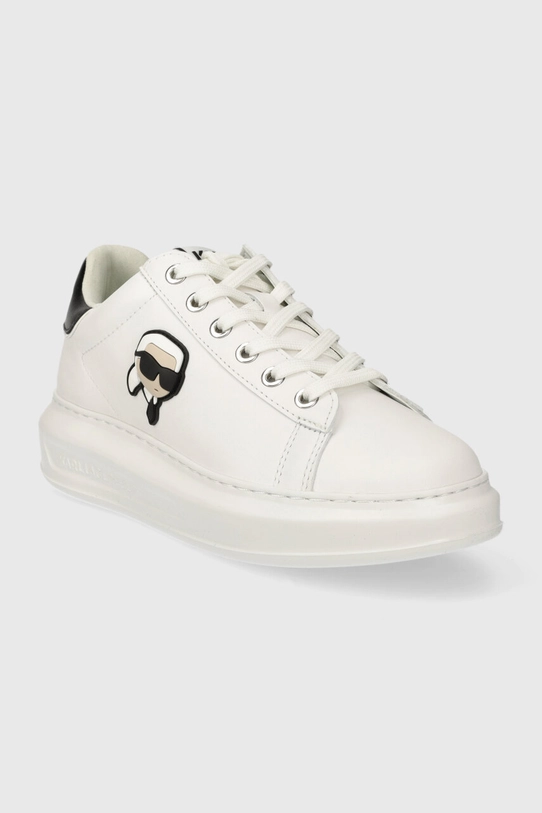 Karl Lagerfeld sneakersy skórzane KAPRI KL62530N.011 biały SS24